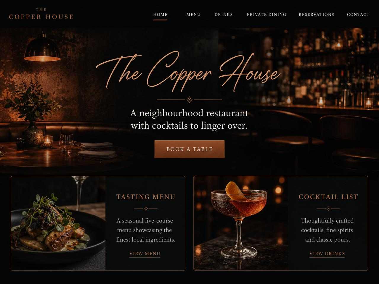 The Copper House concept build